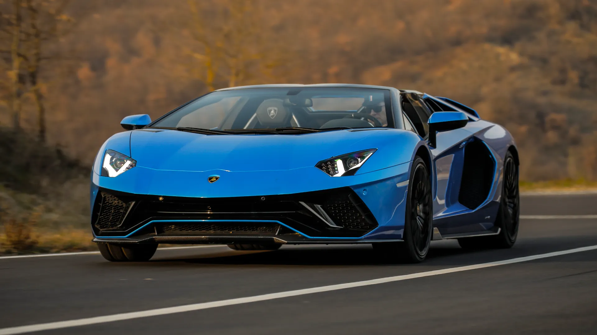 Lamborghini Aventador Blue